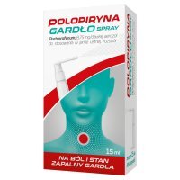 Polopiryna Gardło Spray, aerozol do stosowania w jamie ustnej,15ml