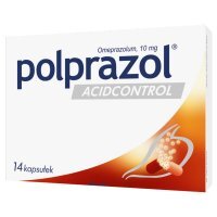 Polprazol Acidcontrol 10 mg x 14 kaps. dojelit. twarde