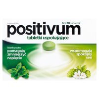 Positivum Suplement diety tabletki uspokajające 6 x 30 sztuk