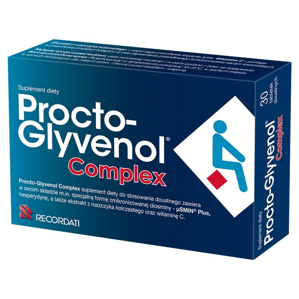 Procto-Glyvenol Complex, tabletki, 30 tabletek