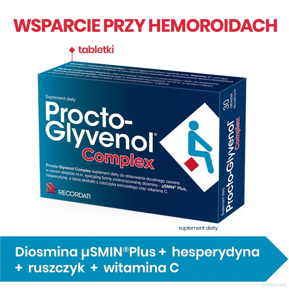 Procto-Glyvenol Complex, tabletki, 30 tabletek