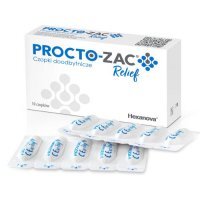Procto-Zac Relief, 10 czopków doodbytniczych