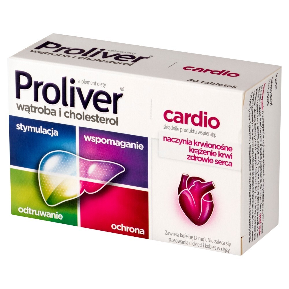 Proliver Cardio Suplement diety 30 sztuk