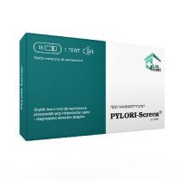 Pylori-Screen, szybki test do wykrywania przeciwciał przeciwko Helicobacter pylori, 1 sztuka