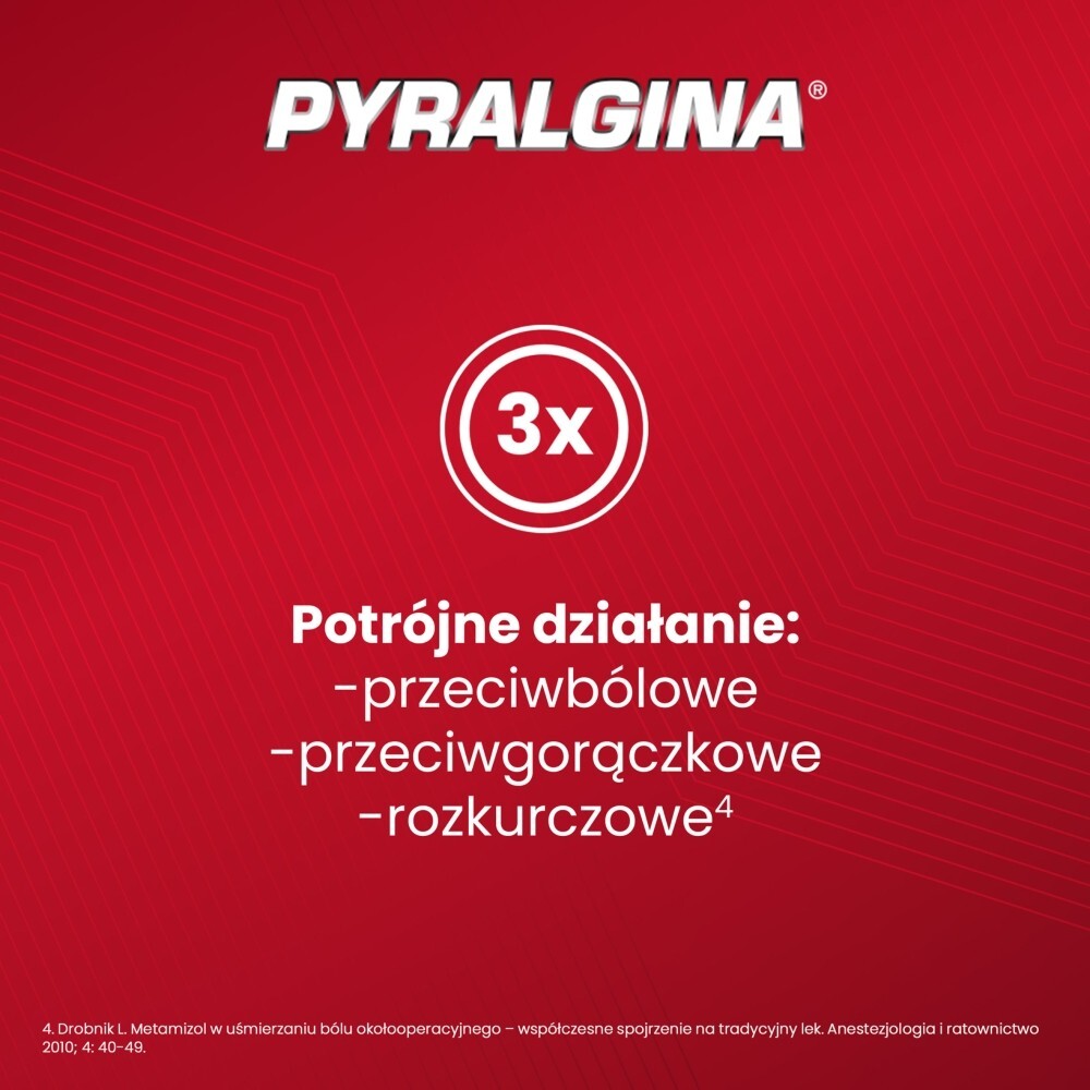 Pyralgina, 500 mg, tabletki, 6 tabletek