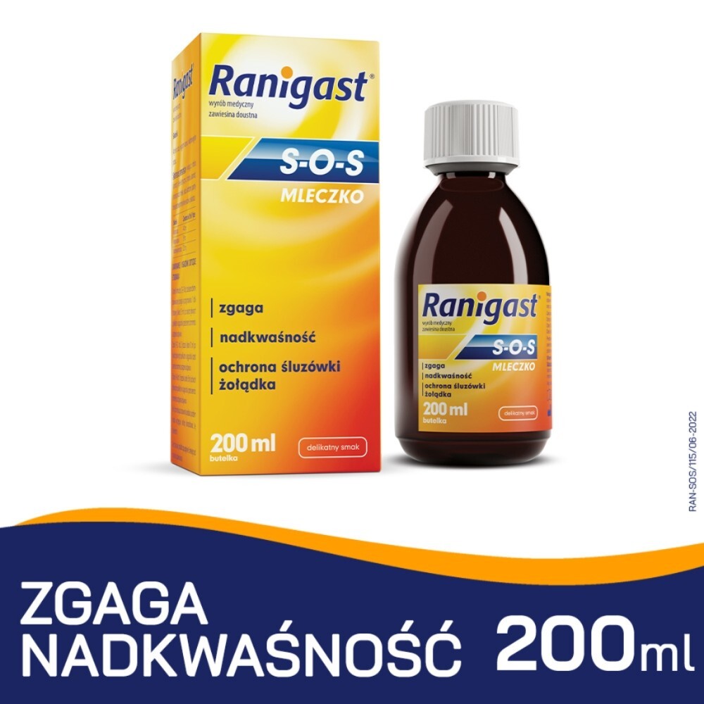 Ranigast S-O-S Mleczko 200 ml