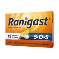 Ranigast SOS, 12 tabletek do ssania