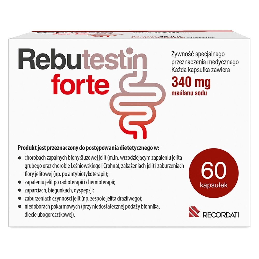Rebutestin Forte, 60 kapsułek