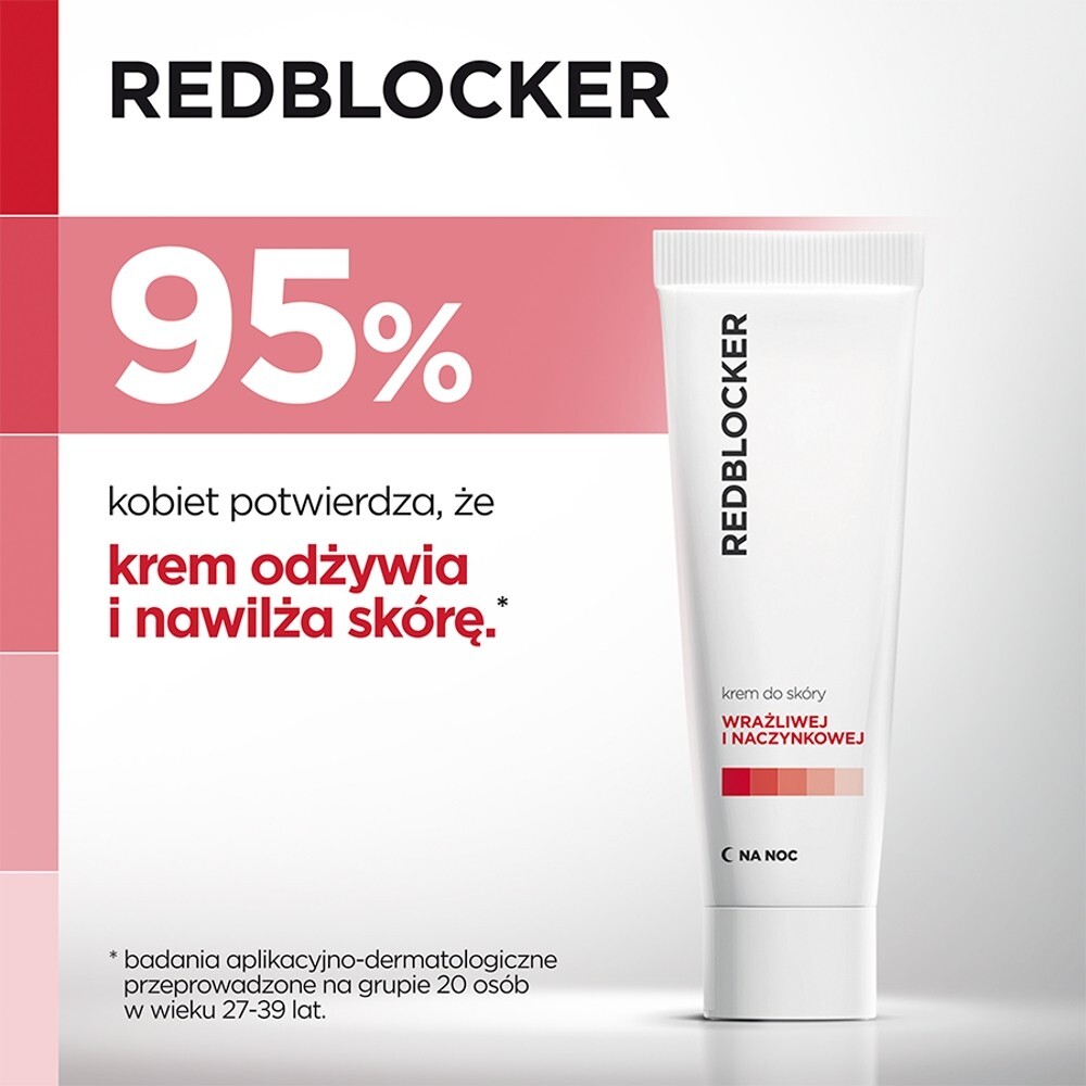 RedBlocker Krem na noc do skóry wrażliwej i naczynkowej, 50 ml
