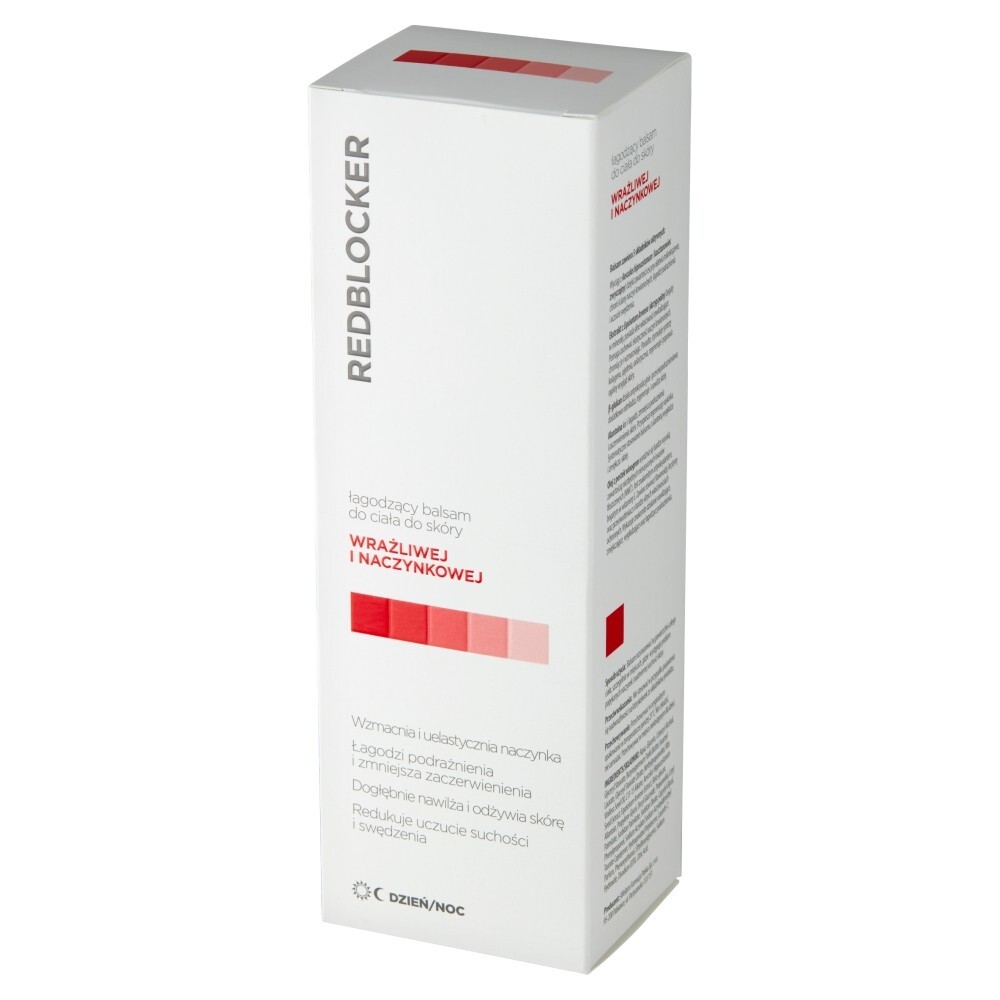 Redblocker łagodzący balsam do ciała do skóry naczynkowej, 180 ml