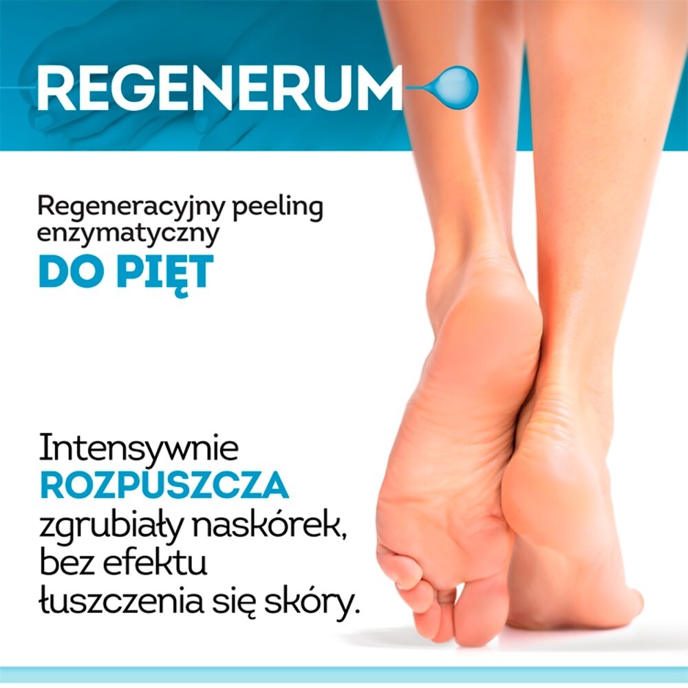 Regenerum, regenerujący peeling enzymatyczny do pięt, 50 ml