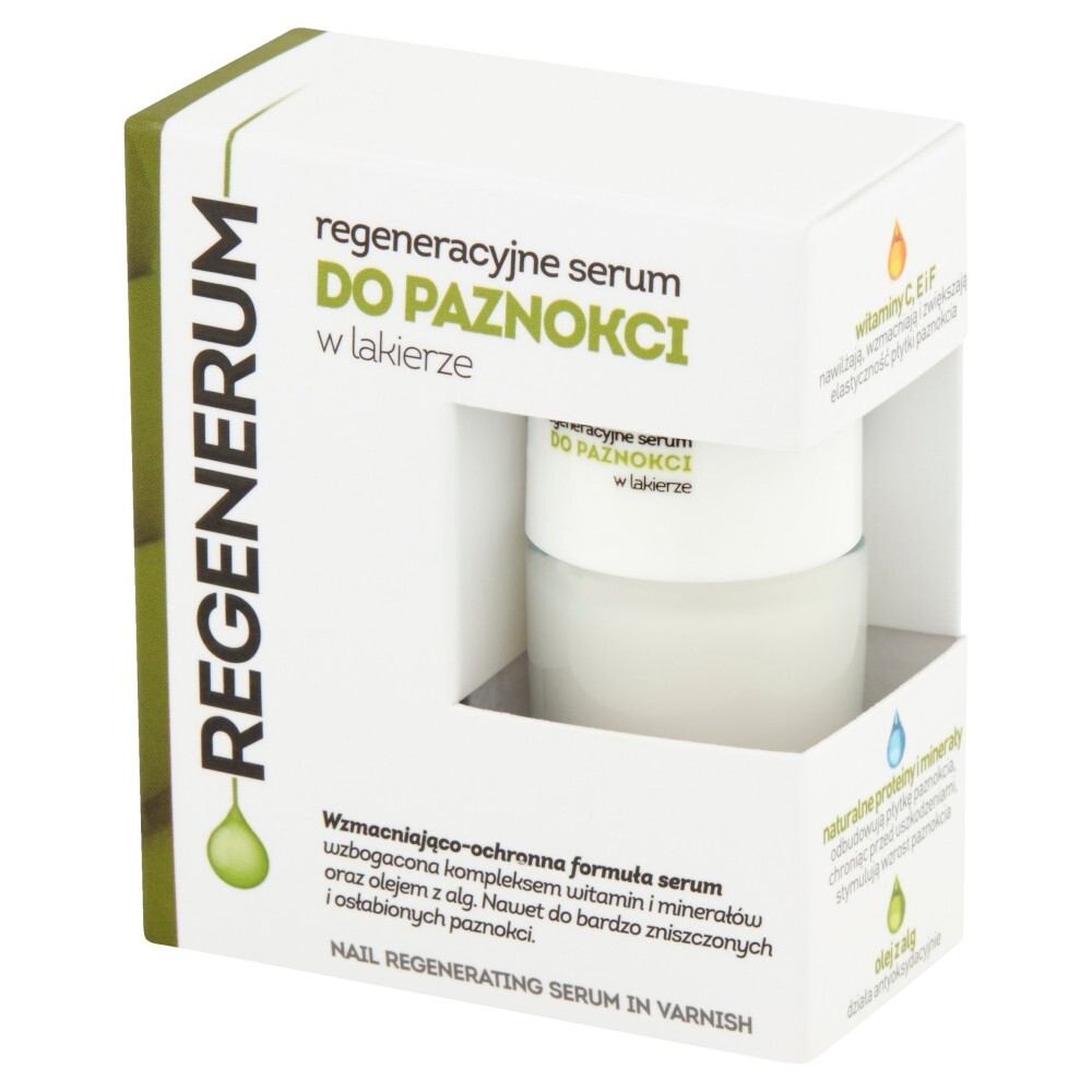 Regenerum, serum regeneracyjne do paznokci w lakierze, 8 ml