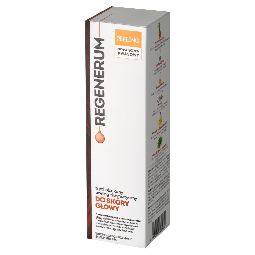 Regenerum, trychologiczny peeling enzymatyczny do skóry głowy, 110 ml