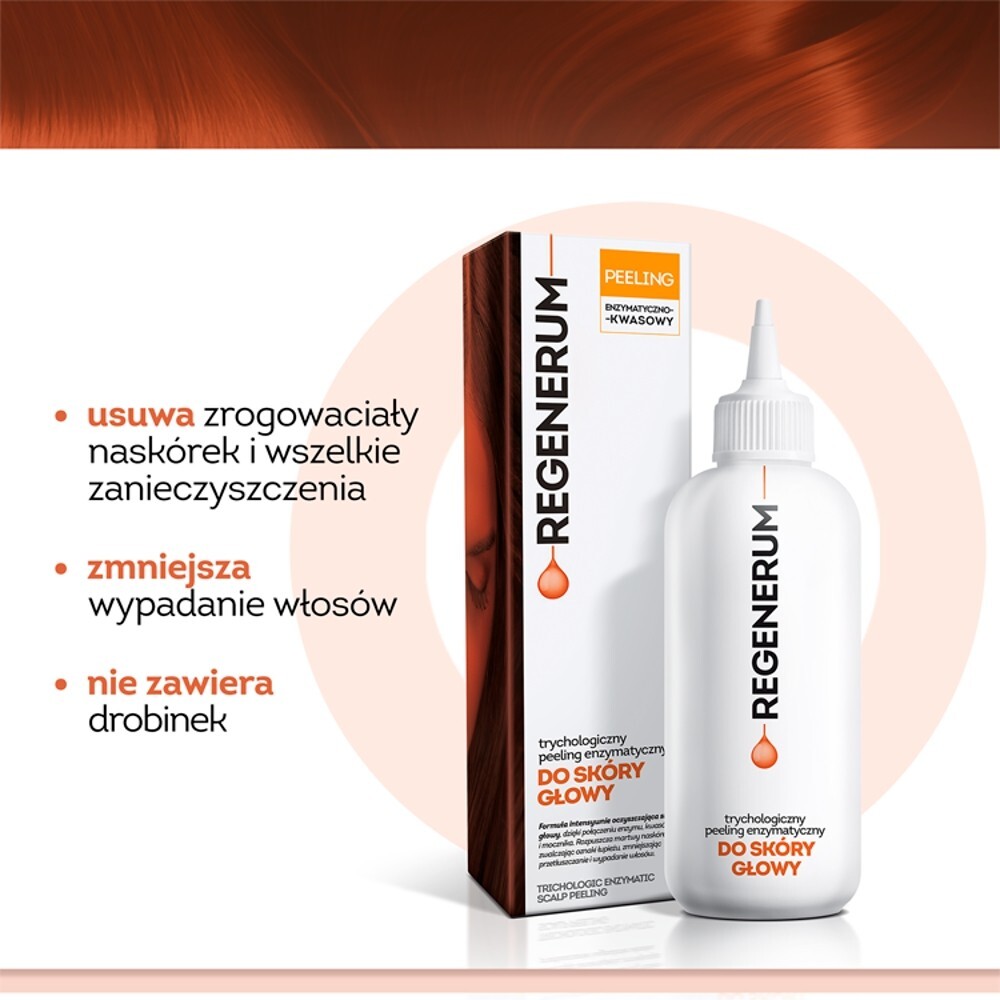 Regenerum, trychologiczny peeling enzymatyczny do skóry głowy, 110 ml