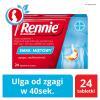 Rennie Antacidum, 680 mg+80 mg, tabletki do ssania, smak miętowy, 24 sztuki