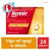Rennie Fruit, 680 mg + 80 mg, tabletki do ssania, smak owocowy, 24 tabletki