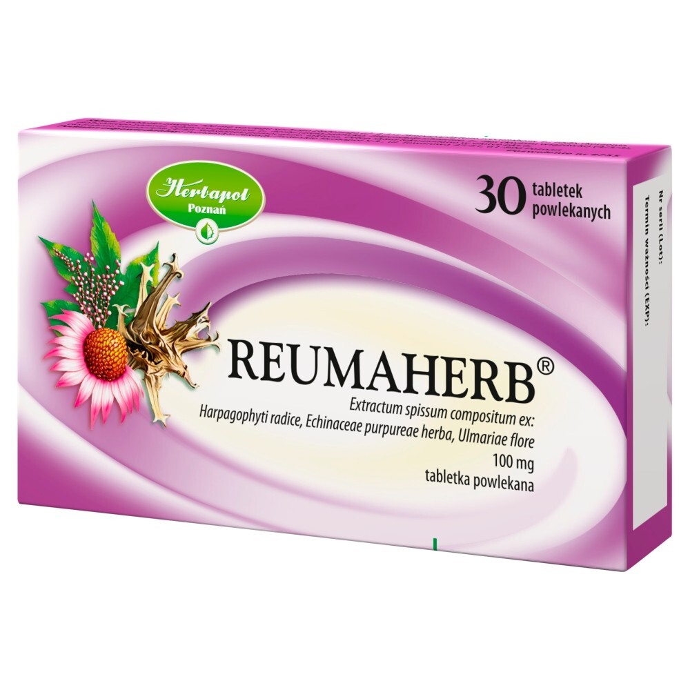 Reumaherb, 100 mg, tabletki powlekane, 30 tabletek