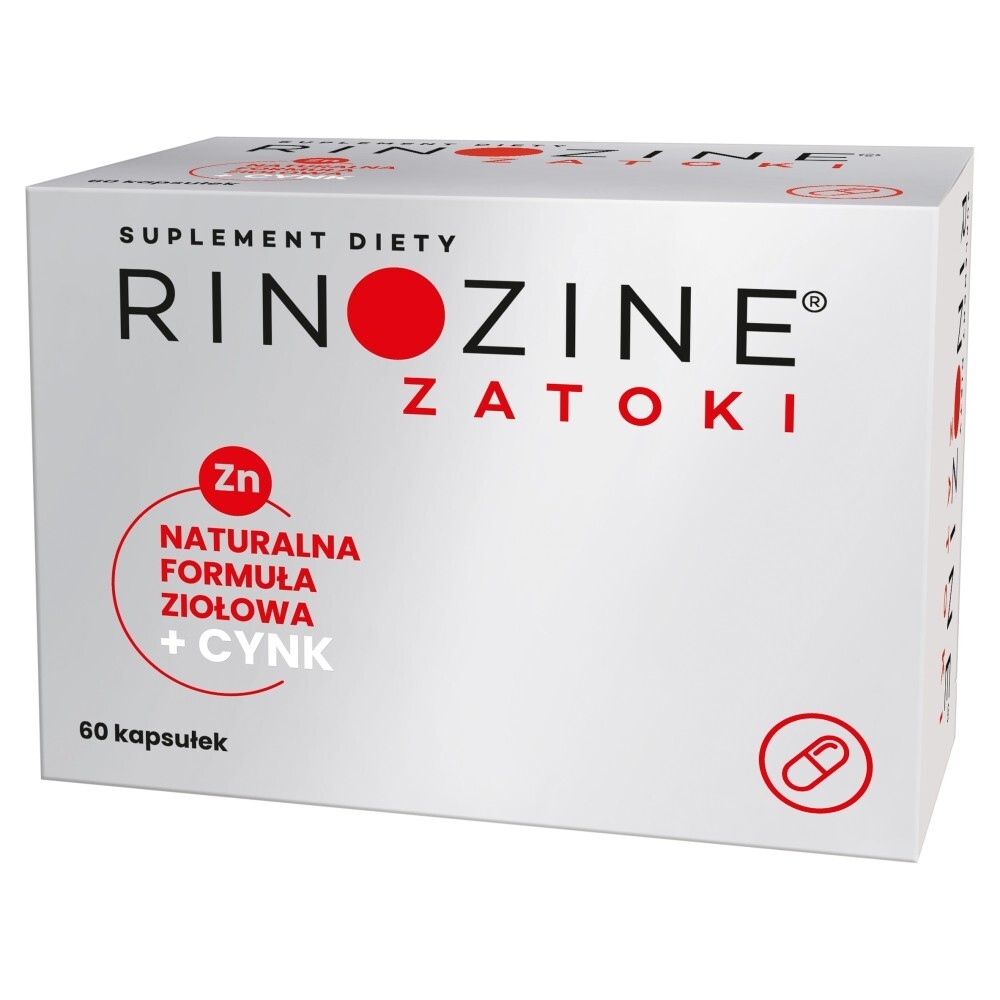 Rinozine Zatoki, kapsułki, 60 kapsułek