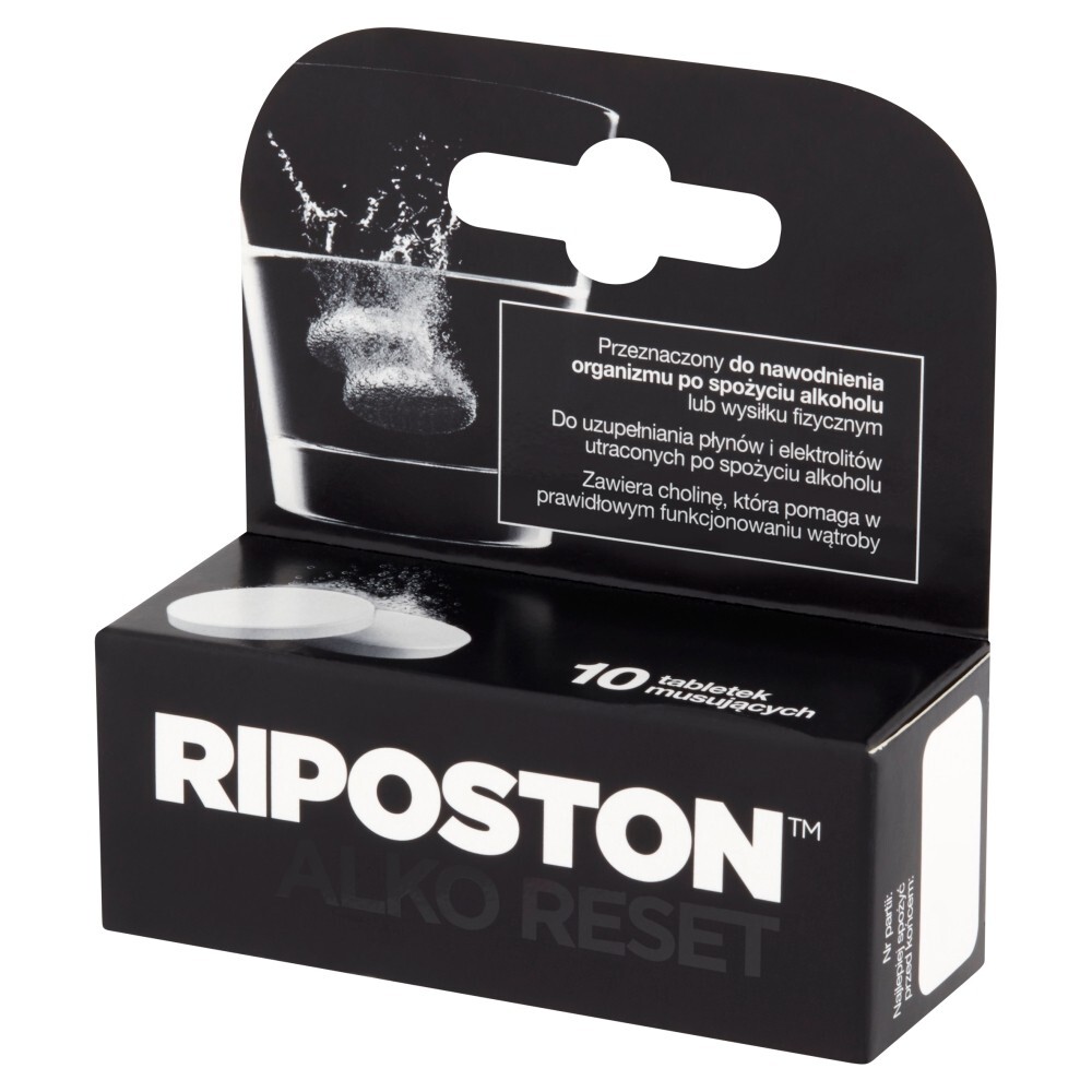 Riposton Tabletki musujące 40 g (10 x 4 g)