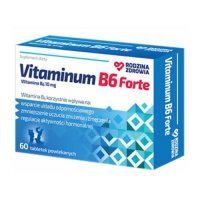 Rodzina Zdrowia Vitaminum B6 Forte, 60 tabletek powlekanych