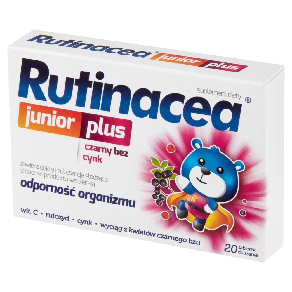 Rutinacea junior plus, tabletki do ssania, 20 tabletek