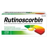 Rutinoscorbin, tabletki powlekane, 210 tabletek
