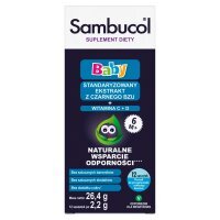 Sambucol Baby, proszek do przygotowania zawiesiny doustej, 2,2 g, saszetki, 12 sztuk