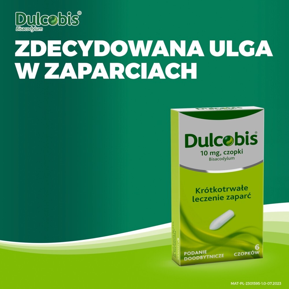 Sanofi Dulcobis 10 mg Czopki 6 sztuk