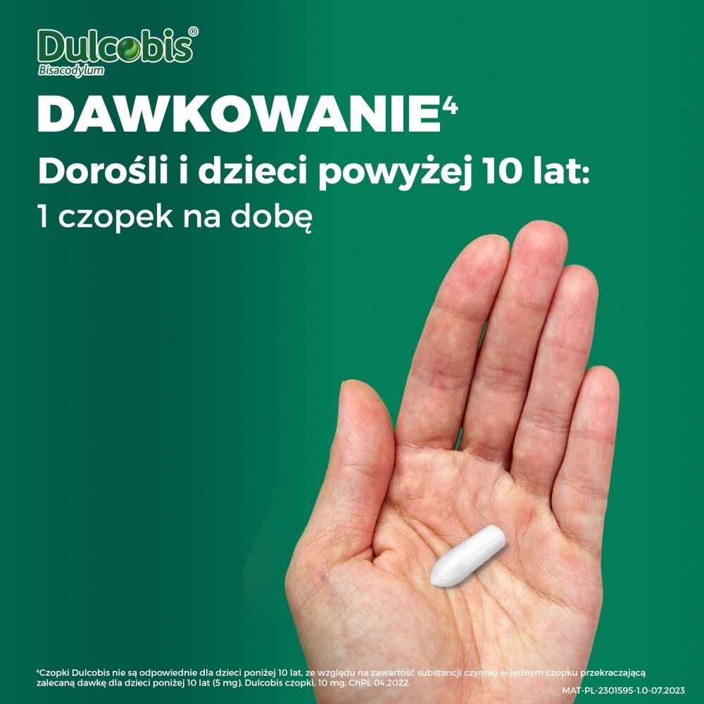 Sanofi Dulcobis 10 mg Czopki 6 sztuk