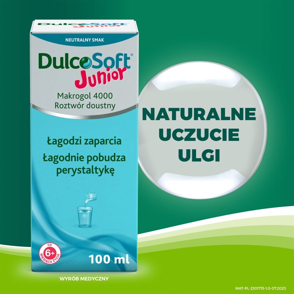 Sanofi DulcoSoft Junior Wyrób medyczny roztwór doustny 100 ml