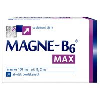 Sanofi Magne-B₆ Max Suplement diety 39,85 g (50 sztuk)