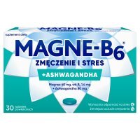 Sanofi Magne-B₆ Suplement diety zmęczenie i stres 22,74 g (30 sztuk)