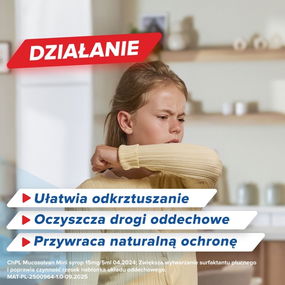 Sanofi Mucosolvan Mini Syrop smak owoców leśnych 100 ml