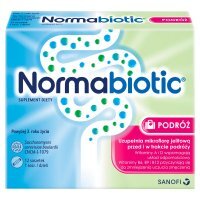 Sanofi Normabiotic Podróż Suplement diety 24 g (12 sztuk)