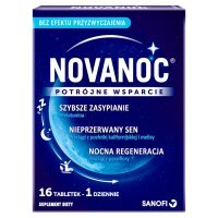 Sanofi Novanoc Suplement diety 15,6 g (16 sztuk)