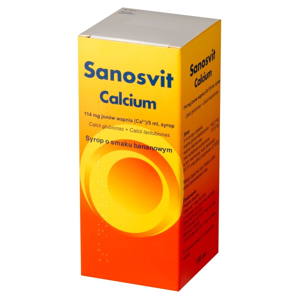 Sanosvit Calcium syrop 150 ml