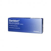 Saridon 20 tabletek Import równoległy