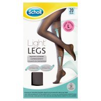 Scholl Light Legs Rajstopy uciskowe 20 DEN rozmiar L czarne