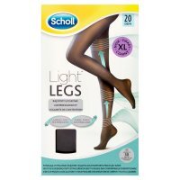 Scholl Light Legs Rajstopy uciskowe 20 DEN rozmiar XL czarne