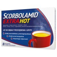 Scorbolamid EXTRA Hot, granulat do sporządzania zawiesiny doustnej, 8 saszetek