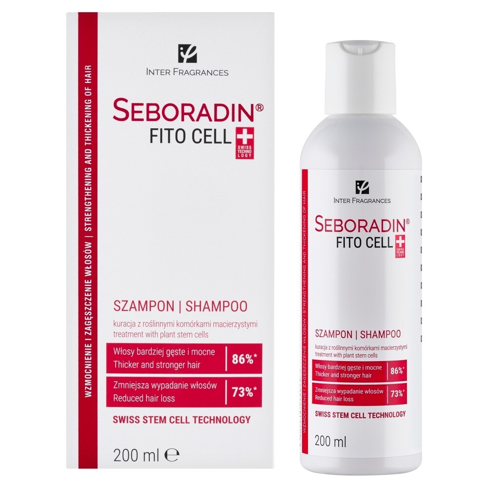 Seboradin FitoCell, szampon z komórkami macierzystymi, 200 ml