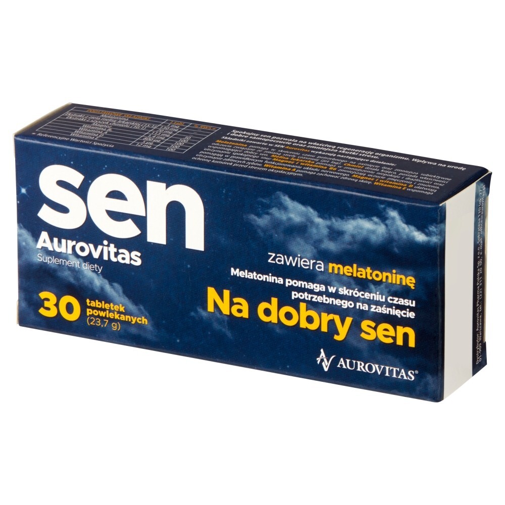 Sen Aurovitas Suplement diety 23,7 g (30 sztuk)
