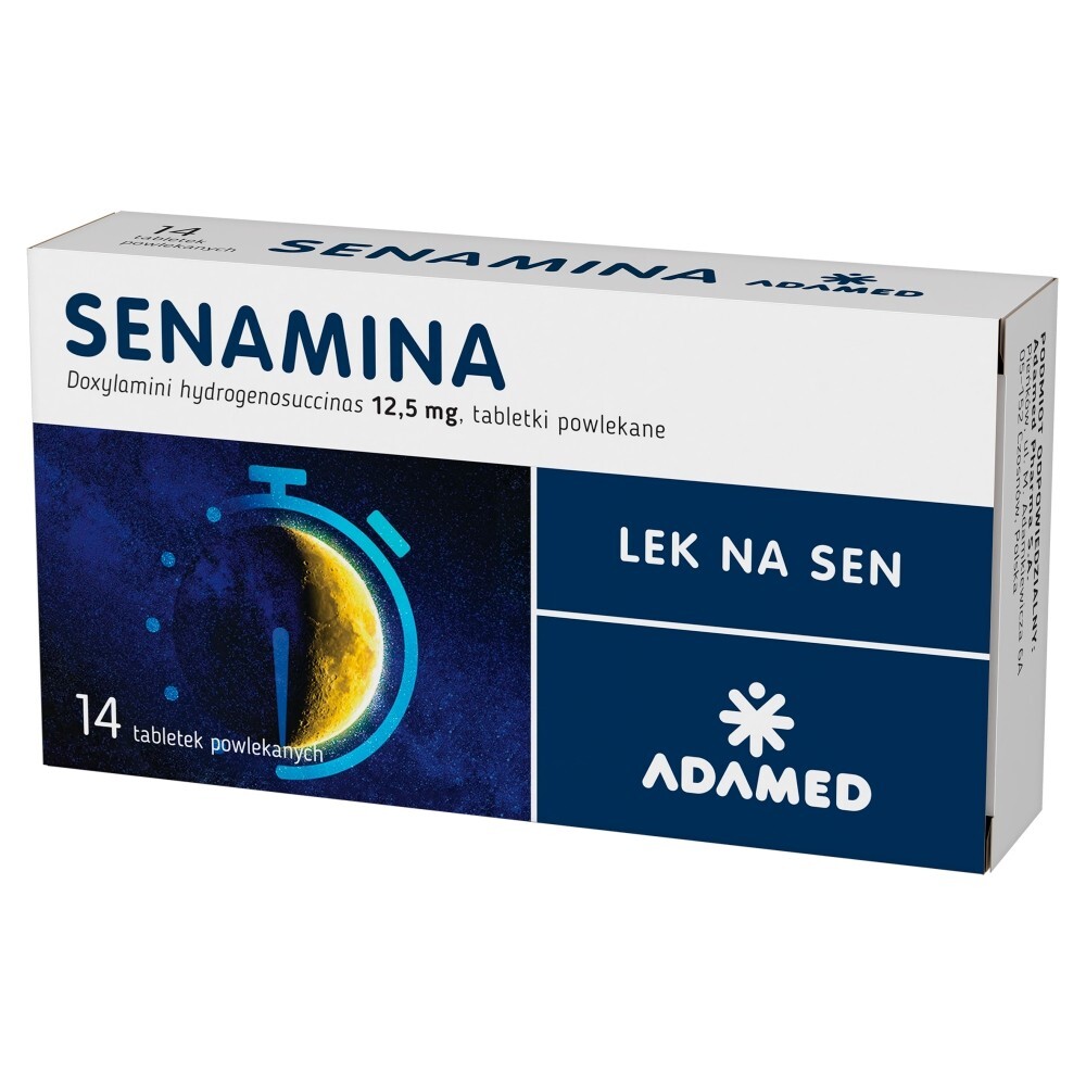 Senamina 12,5 mg, 14 tabletek powlekanych
