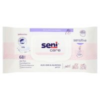 Seni Care Sensitive chusteczki pielęgnacyjne, 68 sztuk
