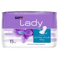Seni Lady Extra Plus Anatomiczne wkłady urologiczne 15 sztuk