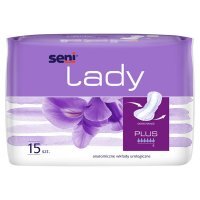 Seni Lady Plus Anatomiczne wkłady urologiczne 15 sztuk