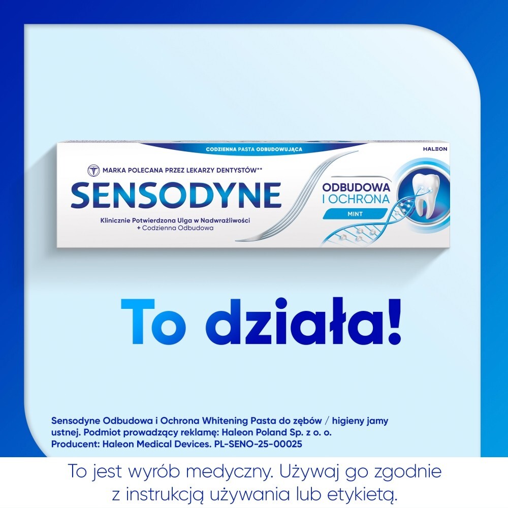 Sensodyne Odbudowa i Ochrona, pasta do zębów, 75 ml