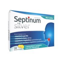 Septinum Silver, 24 pastylki do ssania