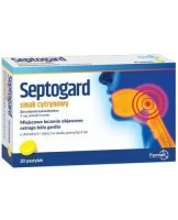 Septogard 3 mg, smak cytrynowy, 20 pastylek twardych