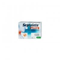 Septolete Ultra o smaku cytryny i miodu 3 mg + 1 mg, 16 pastylek twardych